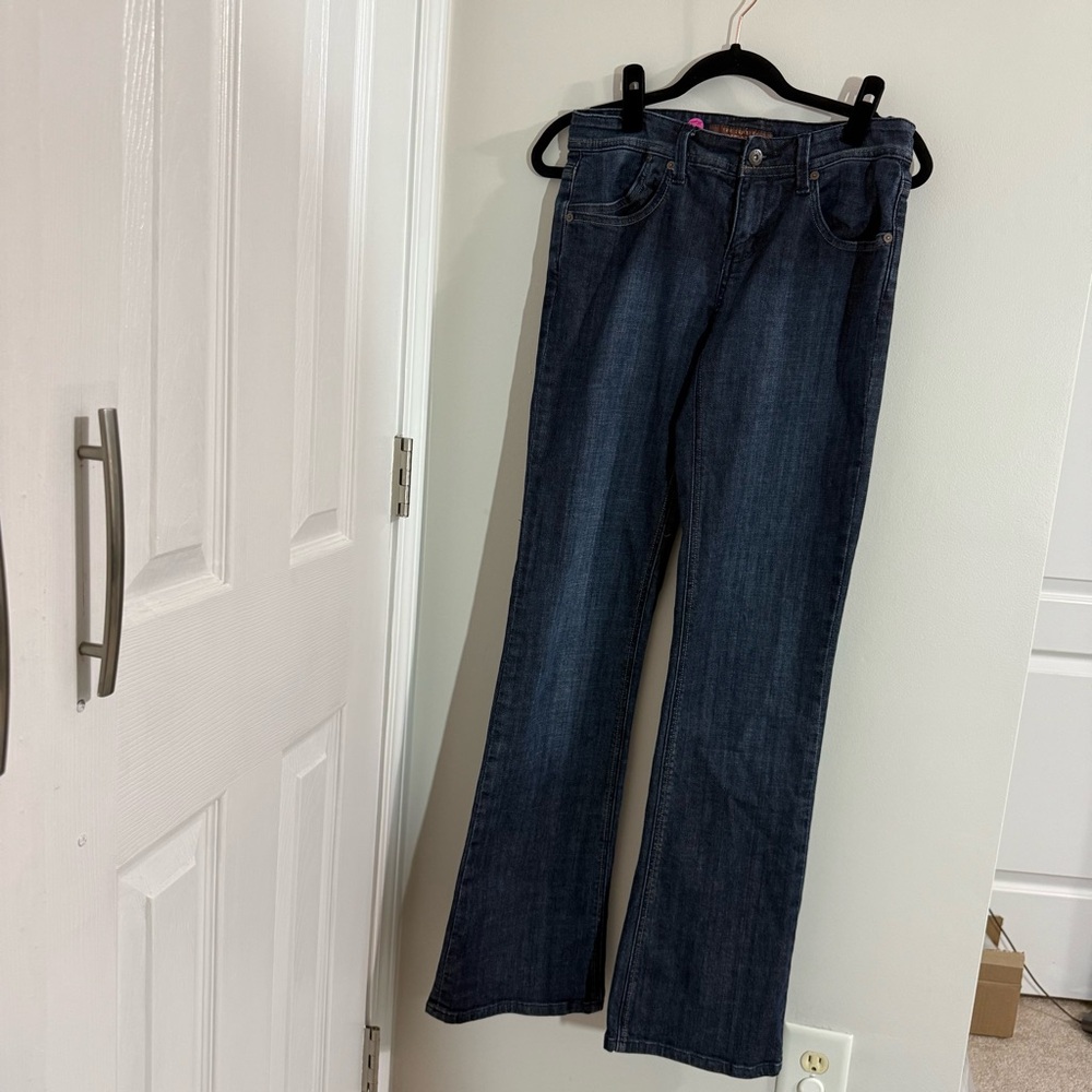 The Limited Blue Flare & Wide Leg Jeans Size 4 34” inseam